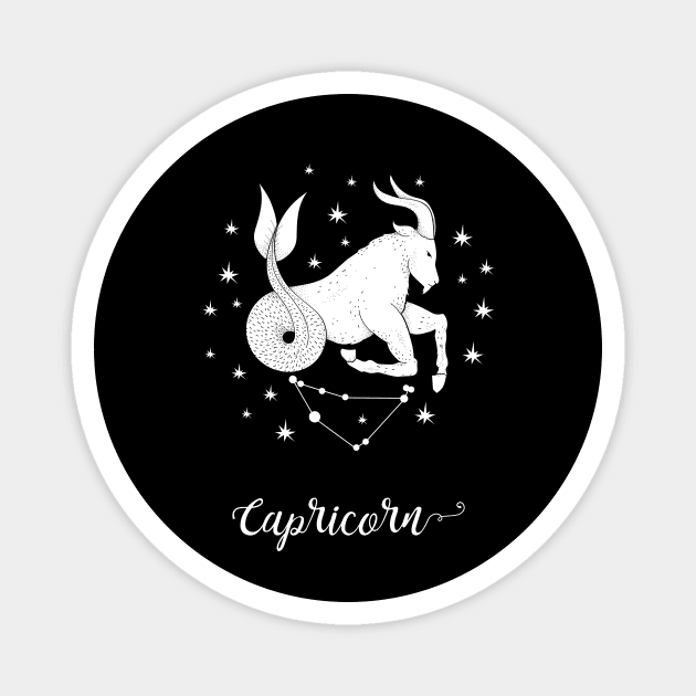 Capricorn Magnet by LM's Designs